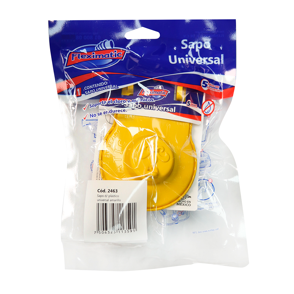 Sapo Flap color amarillo, para descargas de 2" FLEXIMATIC 2463 — modelo 2463 — detalle 3