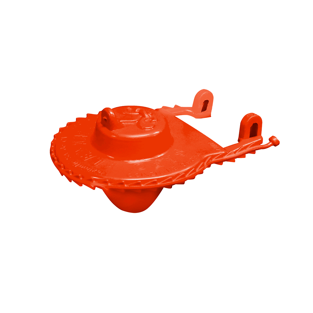 Sapo flap color naranja para descarga de 2" FLEXIMATIC 2464 — modelo 2464 — detalle 1
