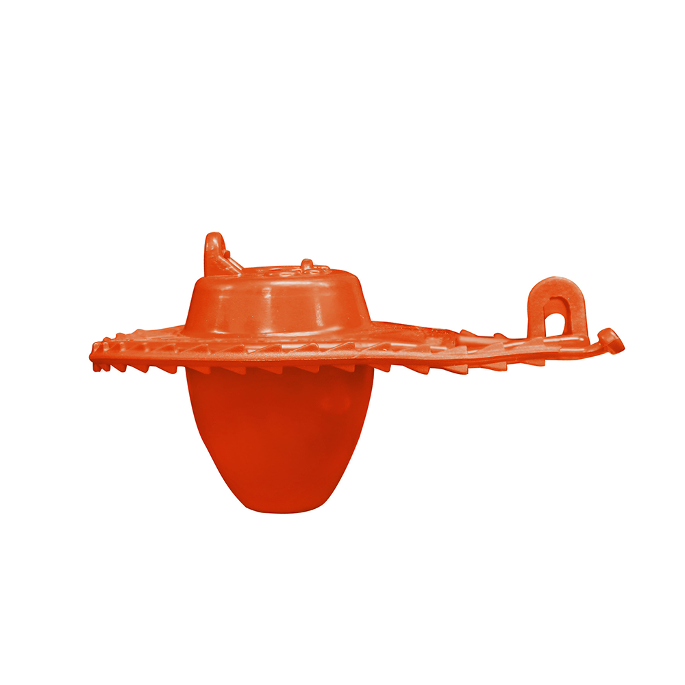 Sapo flap color naranja para descarga de 2" FLEXIMATIC 2464 — modelo 2464 — detalle 2