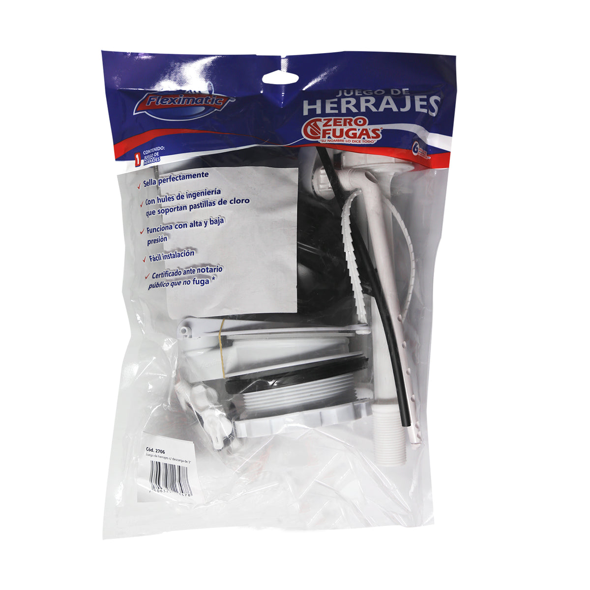 Juego de Herrajes descarga de 3" FLEXIMATIC 2706 — modelo 2706 — detalle 3