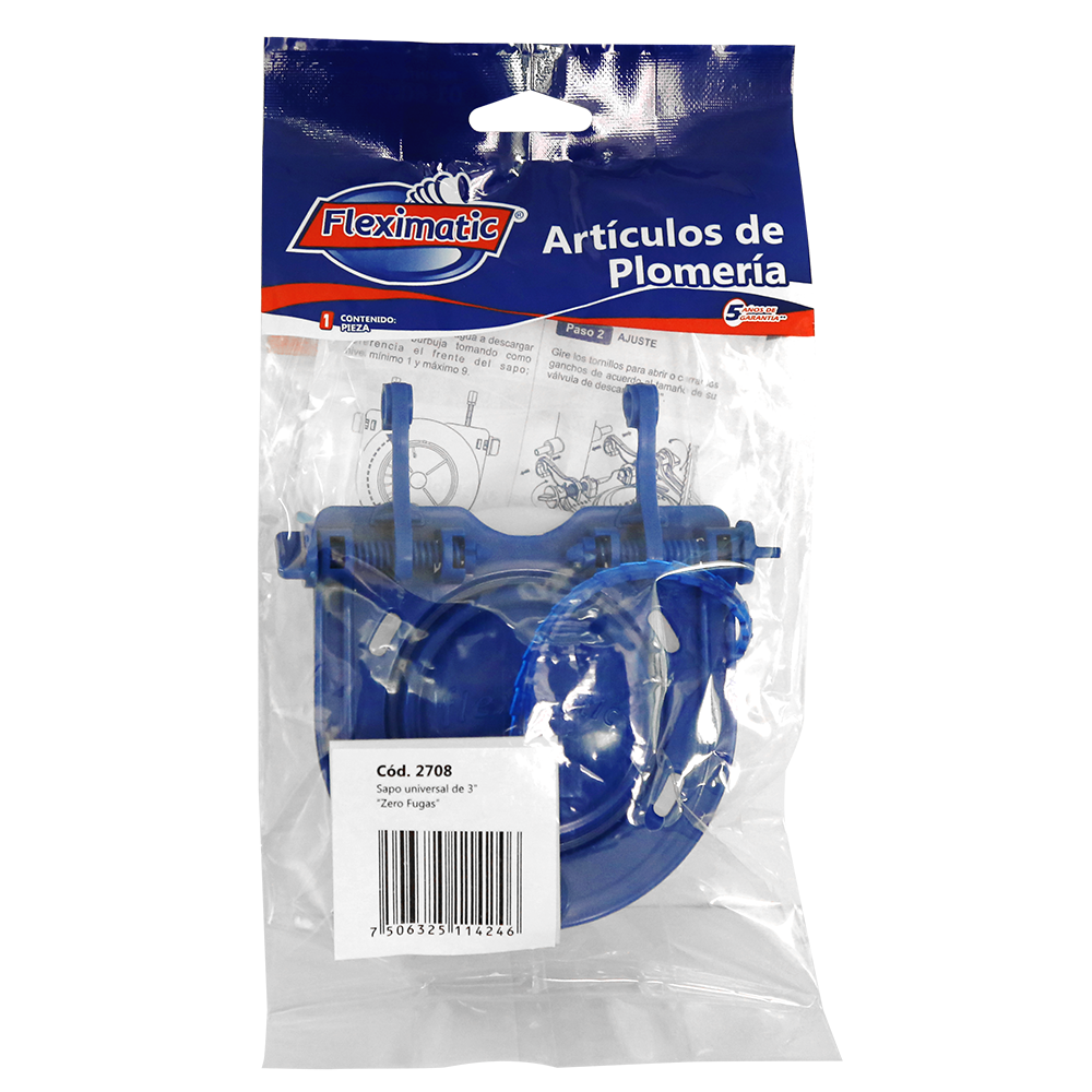 Sapo ajustable universal para descargas de 3" FLEXIMATIC 2708 — modelo 2708 — detalle 3