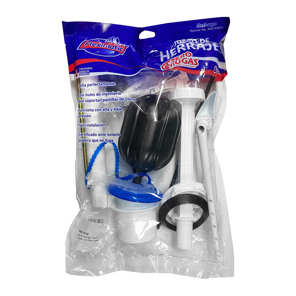 Juego de Herrajes Zero Fugas descarga de 2" FLEXIMATIC 2724 — modelo 2724 — detalle 3