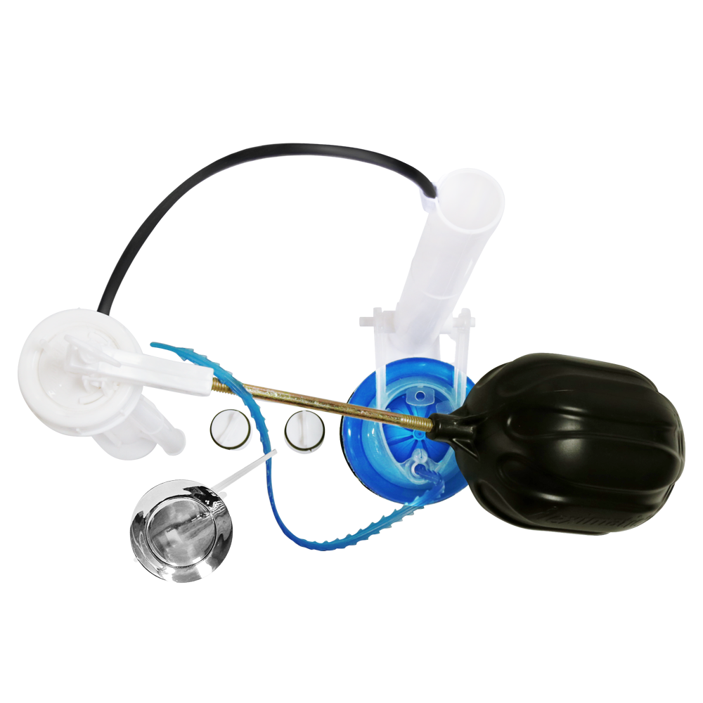 Juego de Herrajes Zero-fugas descarga de 2", push button superior de 38 mm FLEXIMATIC 2724P — modelo 2724P — detalle 1