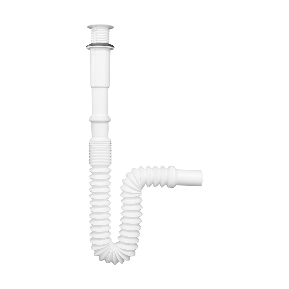 Céspol práctico, rejilla blanca, extensión flexible de 80 cm. Para lavabo FLEXIMATIC 2937M — modelo 2937M — detalle 1