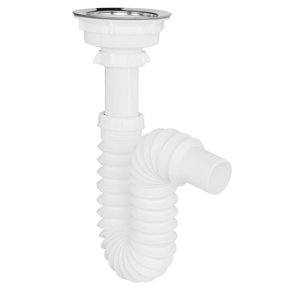 Céspol para fregadero con contracanasta combinada, extensión flexible de 55 cm FLEXIMATIC 3503 — modelo 3503 — detalle 1