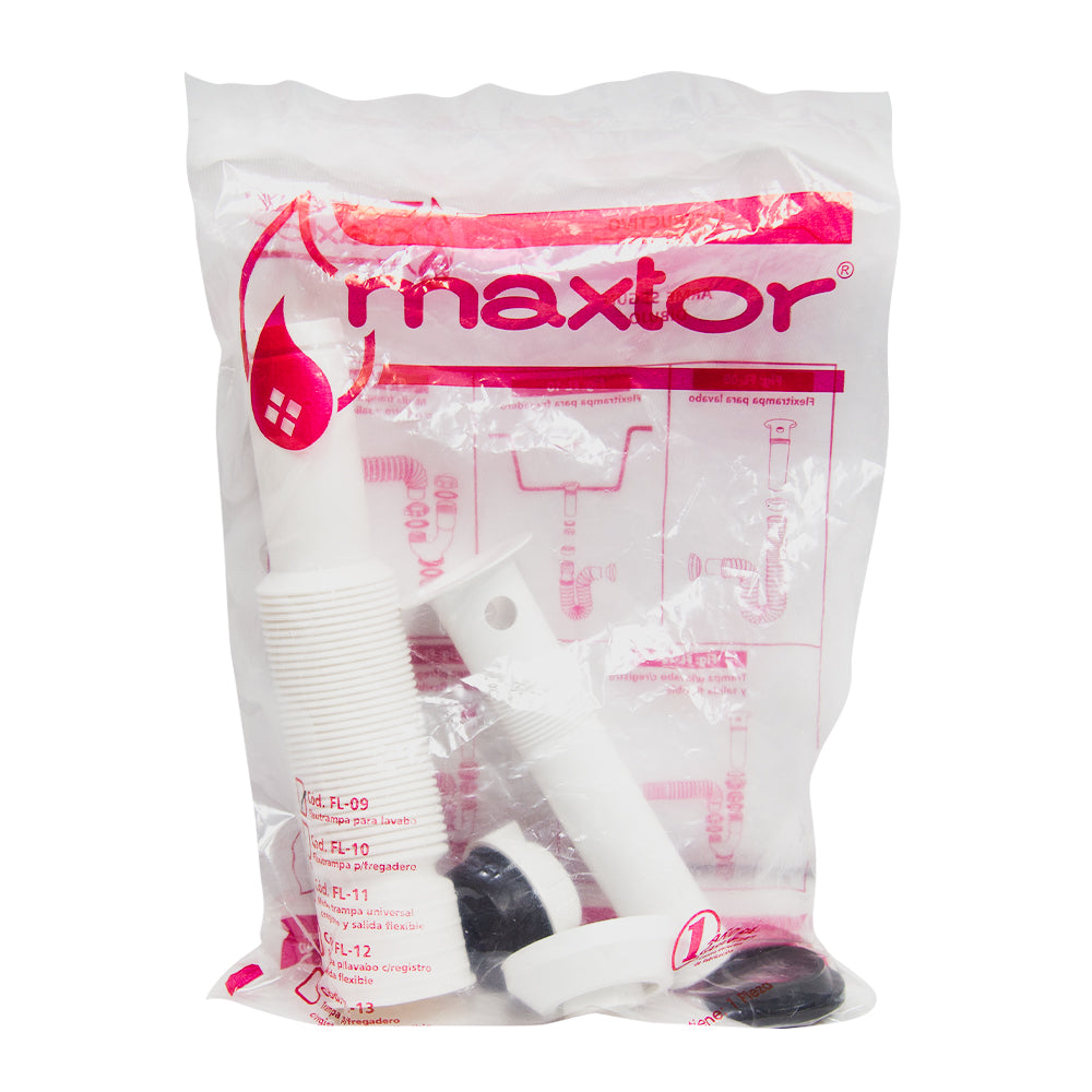 Flexi-trampa para lavabo con rejilla blanca FLEXIMATIC FL-09 — modelo FL-09 — detalle 3