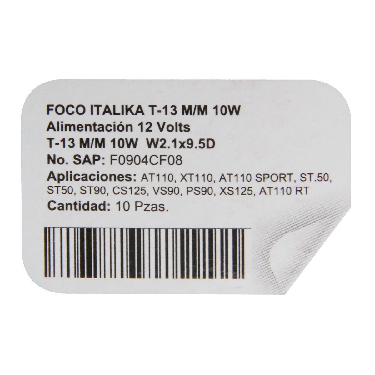 FOCO DIRECCIONAL 12V - 10W - FERRETERÍA WITZI