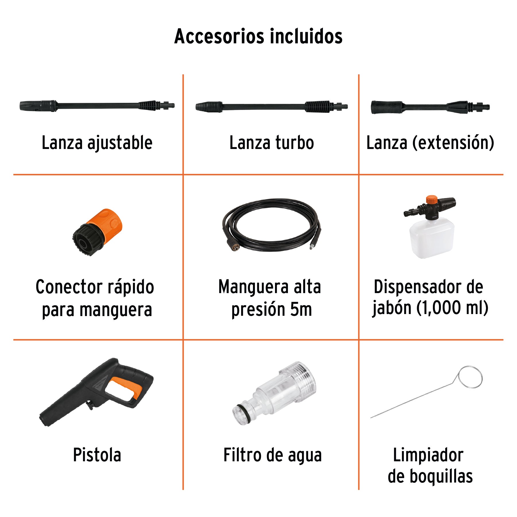 Hidrolavadora Eléctrica, Tipo Karcher, 1500psi, Truper - FERRETERÍA WITZI