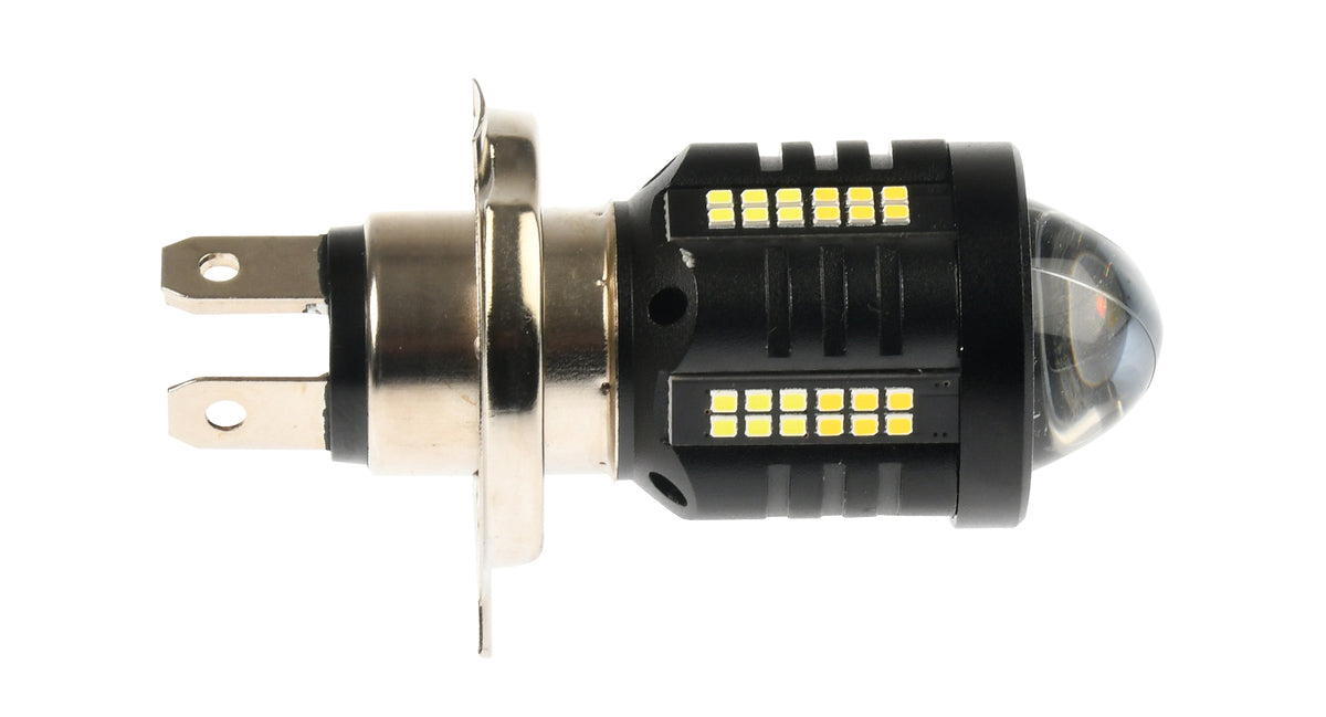 Foco LED aluminio H4 luz blanca/amarilla ITALIKA A22007000009 — vista 1