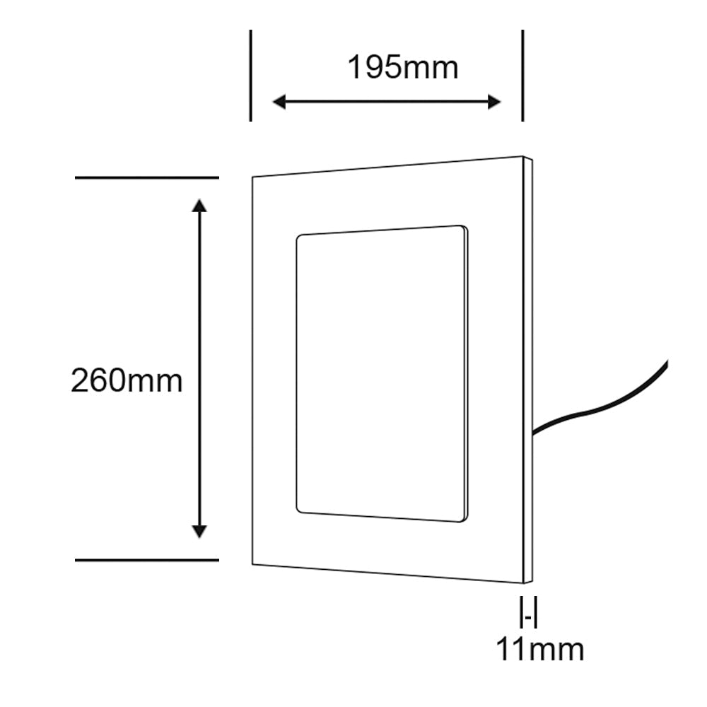 Lámpara de interior LED para sobreponer, 10 W, Luz suave cálida - FERRETERÍA WITZI