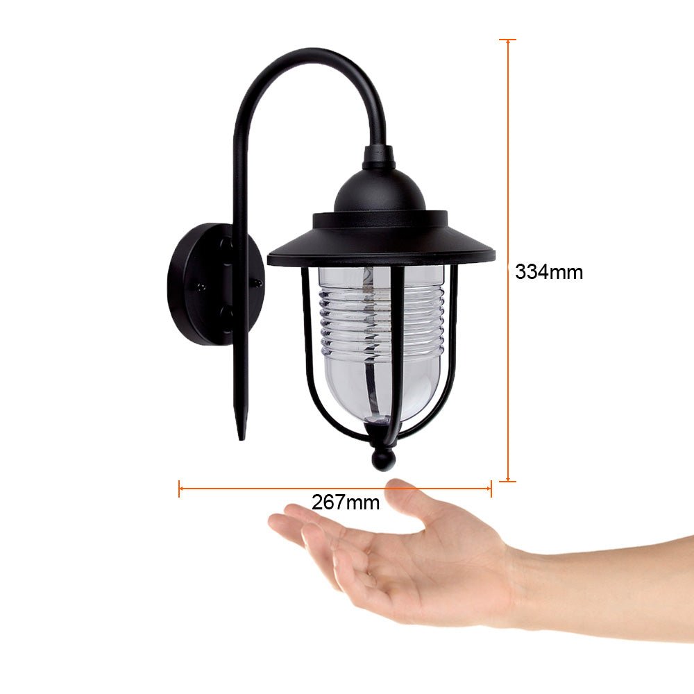 Lámpara de Pared Arbotante Tipo Farol Exterior, Ideal Zona Costera, No incluye foco - FERRETERÍA WITZI