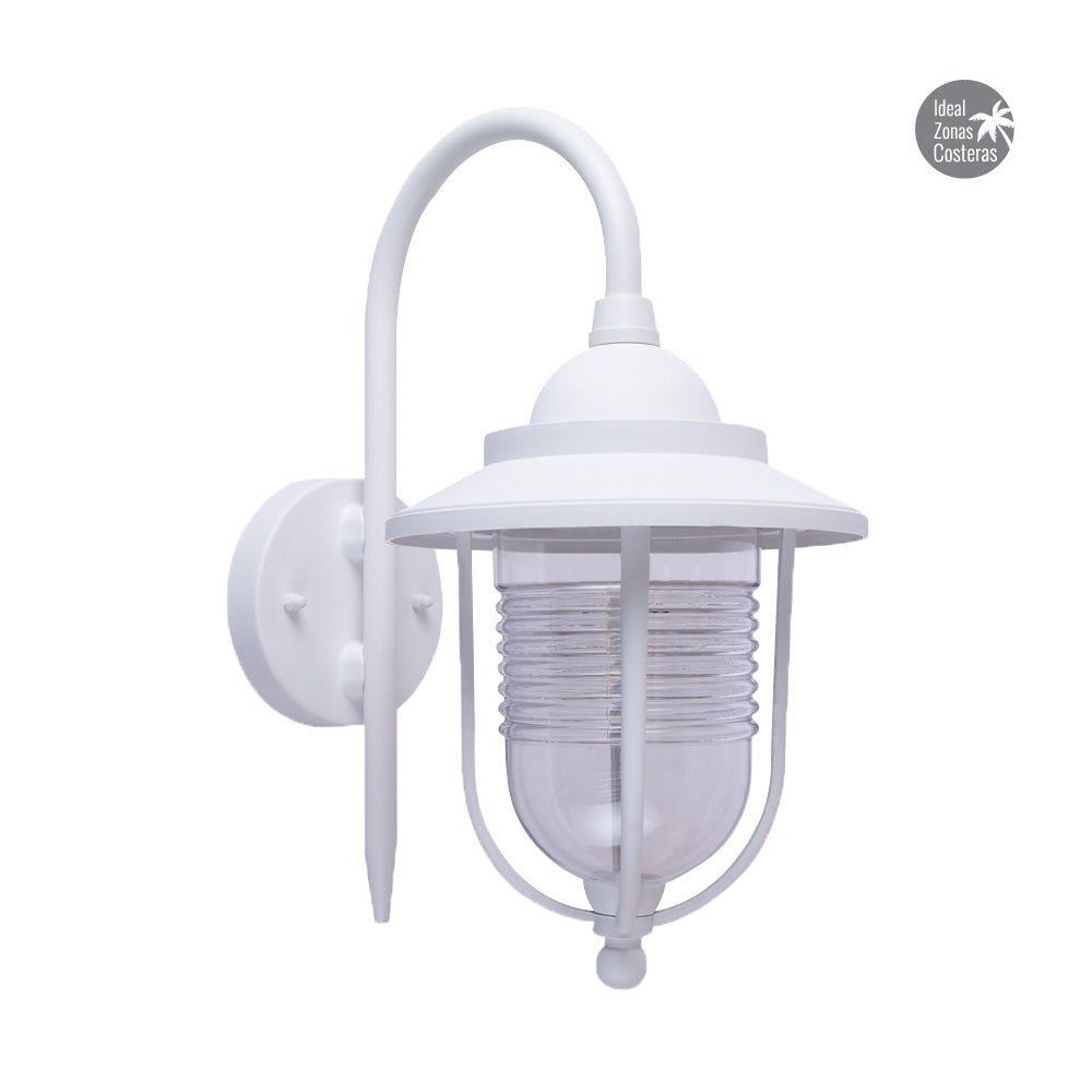 Lámpara de Pared Arbotante Tipo Farol Exterior, Ideal Zona Costera, No incluye foco - FERRETERÍA WITZI