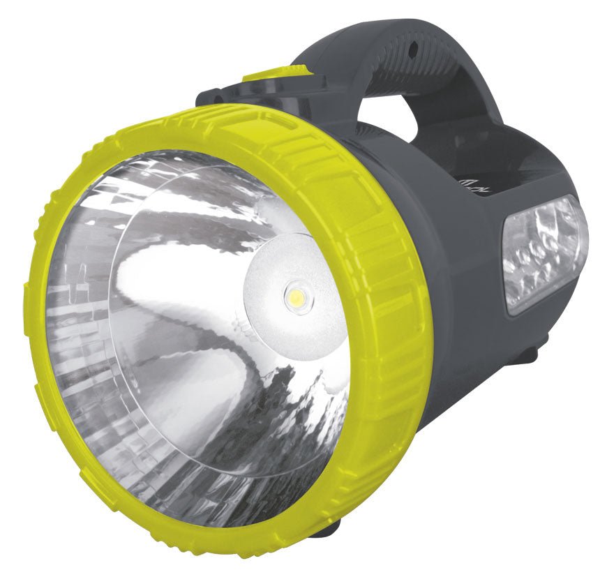 Linterna alta potencia compact light: led 3W + 12 led laterales (900 mAh) Maxtool - FERRETERÍA WITZI