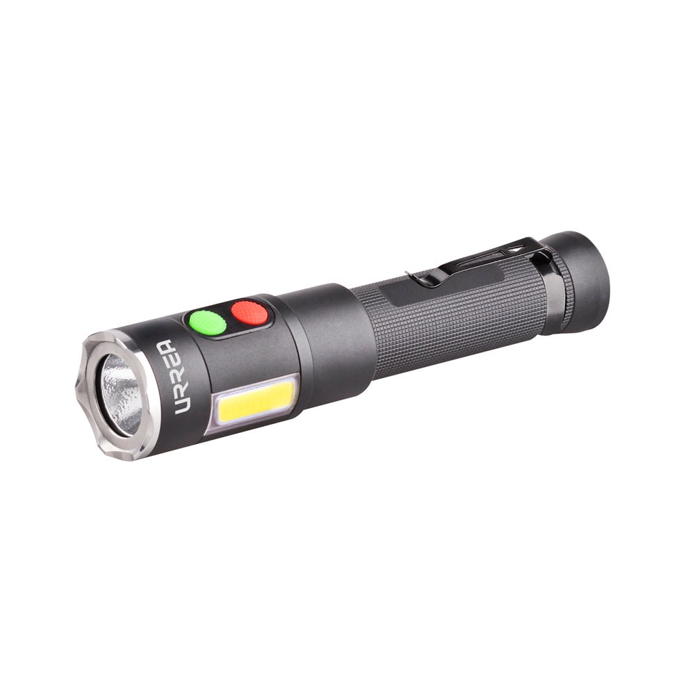 Linterna de LED recargable con alarma de 600 lm Urrea - FERRETERÍA WITZI