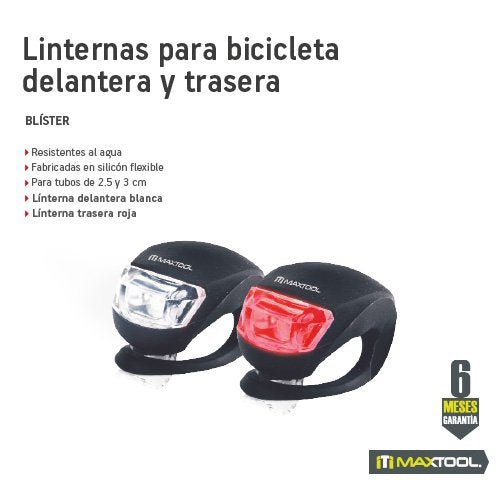 Linterna para bicicleta Maxtool - FERRETERÍA WITZI