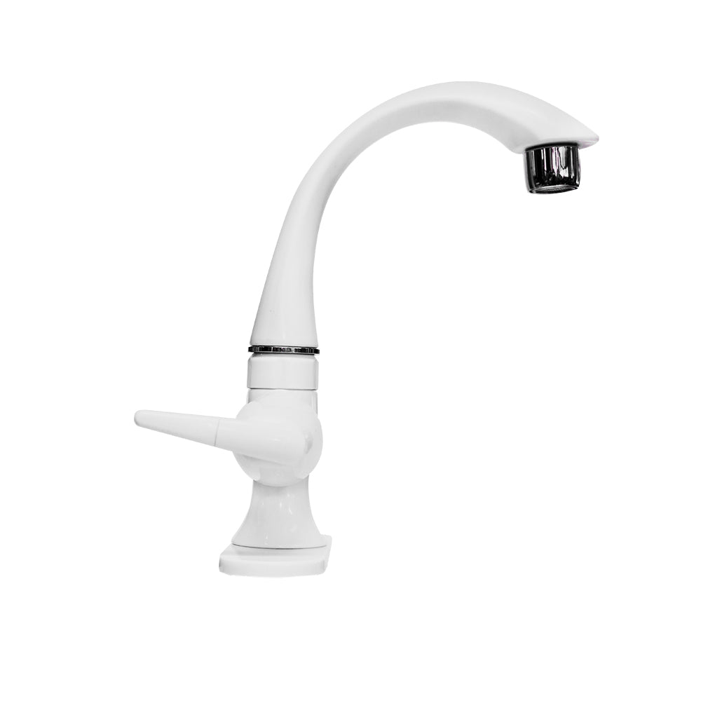 Llave para lavabo de ABS color blanco FLEXIMATIC 4429 — detalle 1