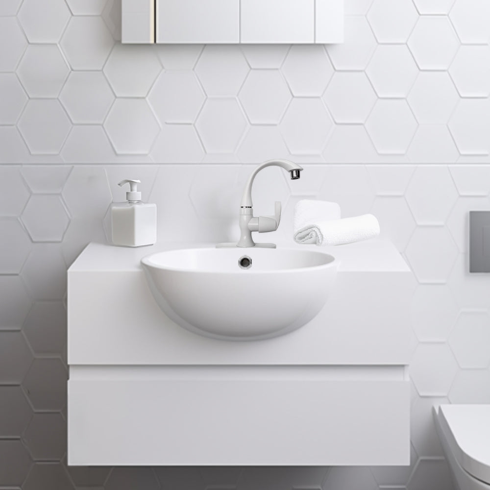 Llave para lavabo de ABS color blanco FLEXIMATIC 4429 — detalle 3