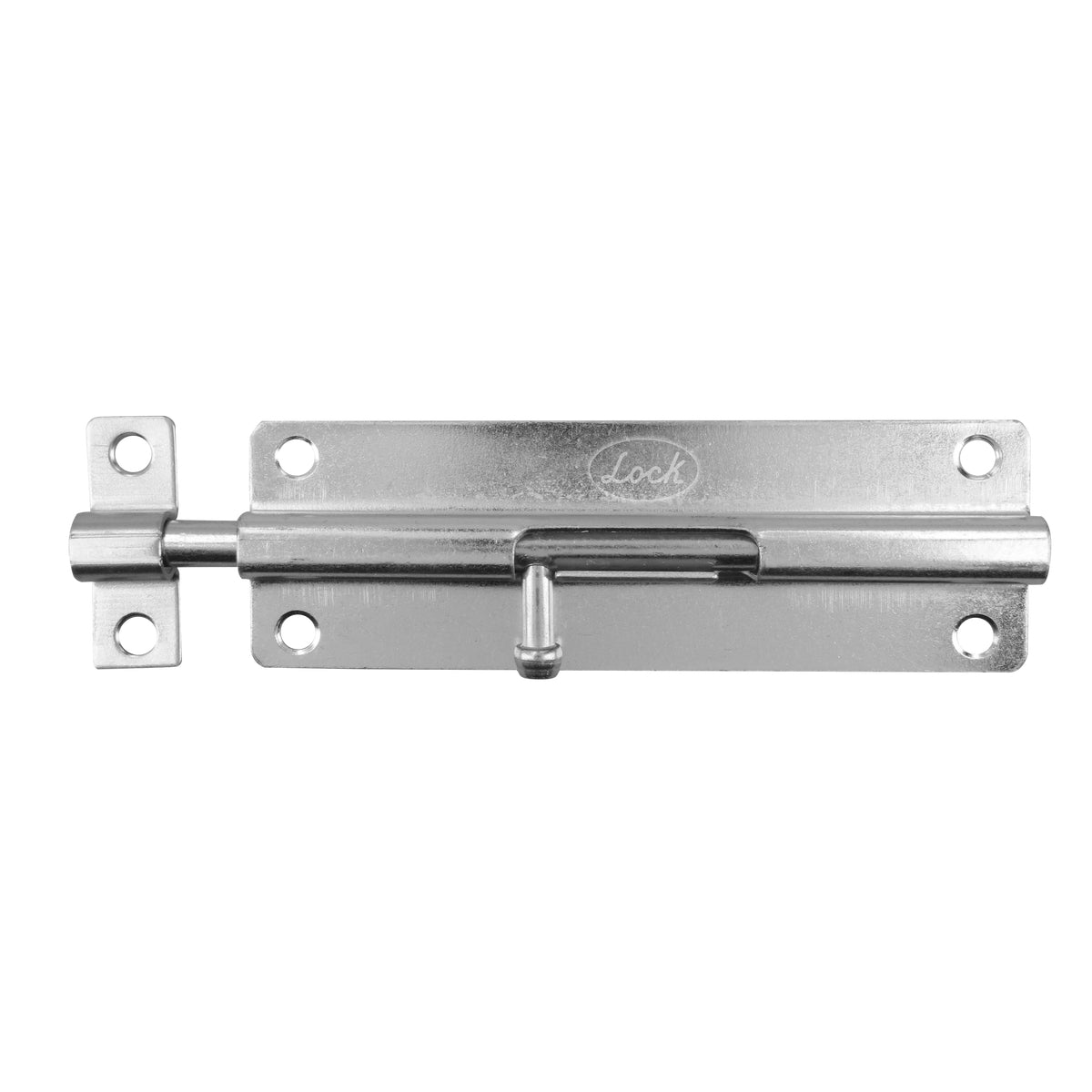 Pasador de sobreponer tipo barril acabado latón brillante, 4 cm Lock - FERRETERÍA WITZI