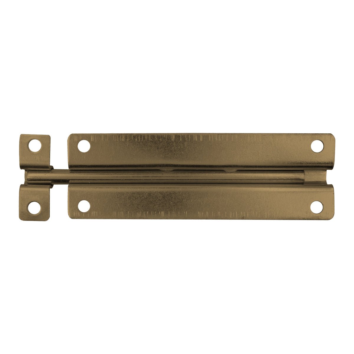 Pasador de sobreponer tipo barril acabado latón brillante, 4 cm Lock - FERRETERÍA WITZI