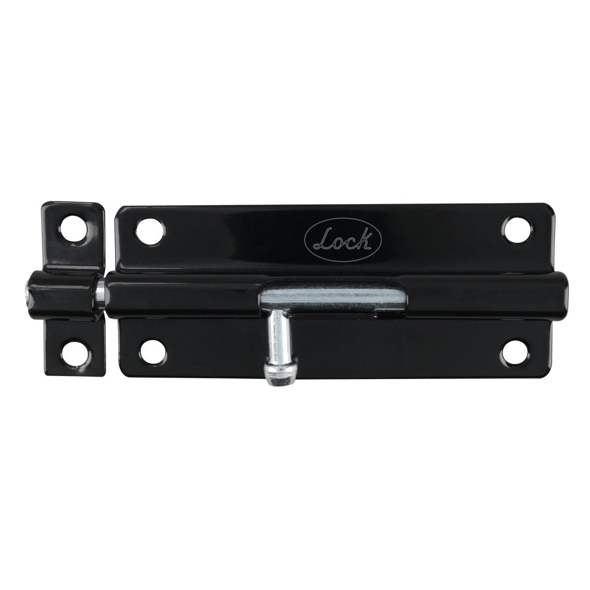 Pasador de sobreponer tipo barril acabado latón brillante, 4 cm Lock - FERRETERÍA WITZI