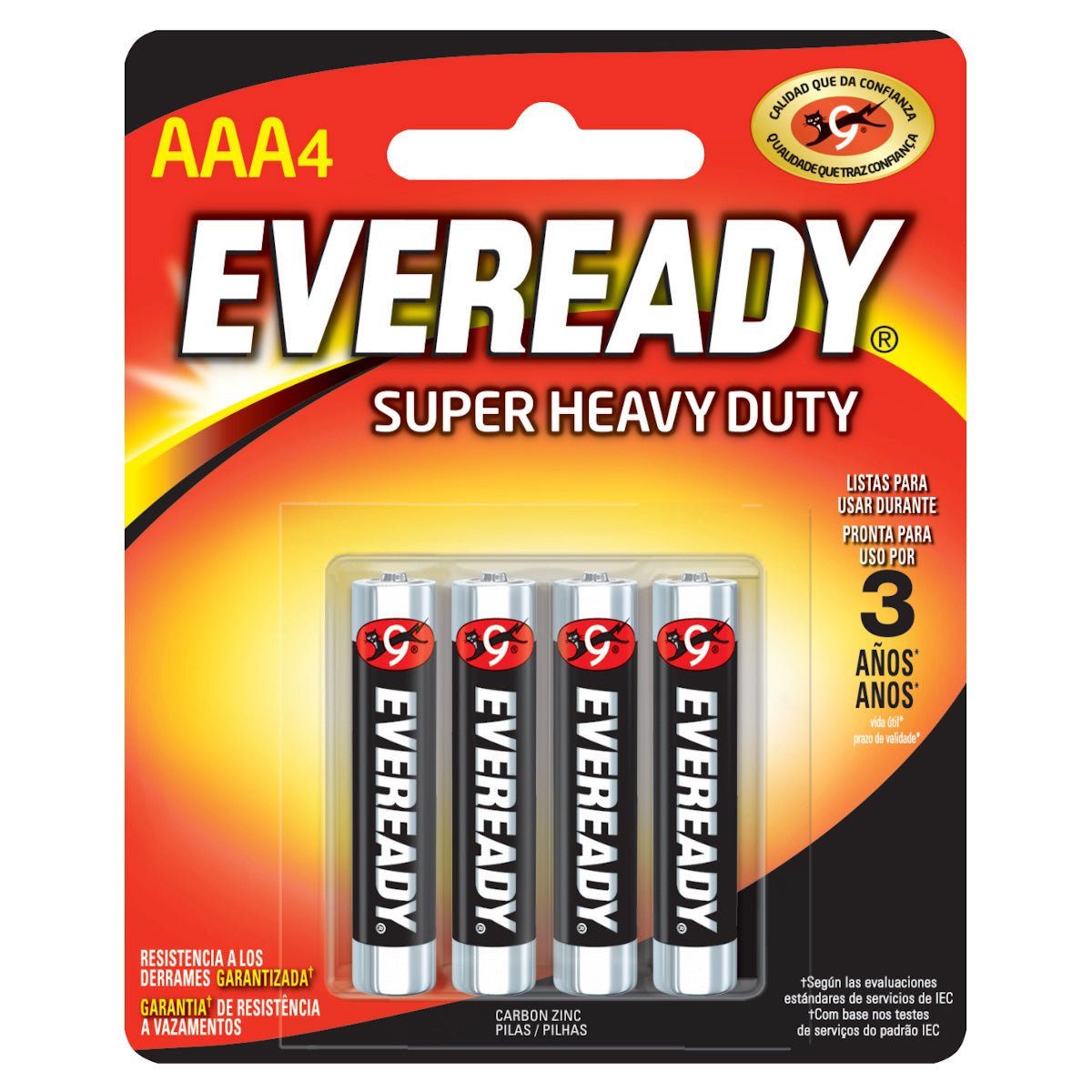 Pila alcalina Eveready® "AA", 4 piezas Surtek - FERRETERÍA WITZI