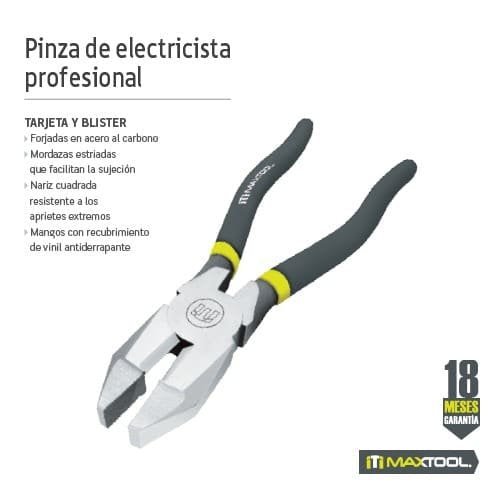 PINZA DE ELECTRICISTA PROFESIONAL AKSI - FERRETERÍA WITZI