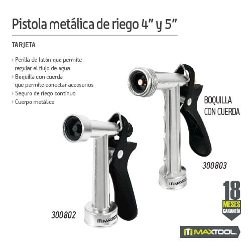 Pistola metálica de 5" MX Maxtool - FERRETERÍA WITZI