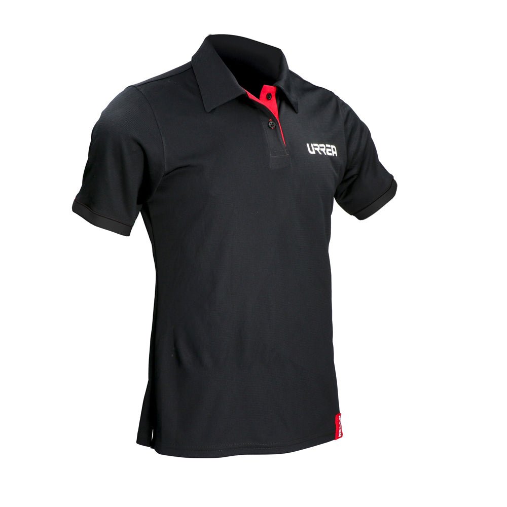 Playera tipo polo dry fit para caballero color negro talla CH Urrea - FERRETERÍA WITZI