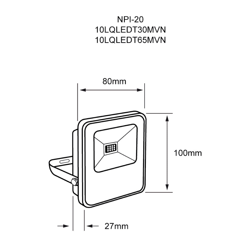 Reflector LED Exterior, IP65, IK07, No Atenuable, LED integrado, Tecnolite - FERRETERÍA WITZI