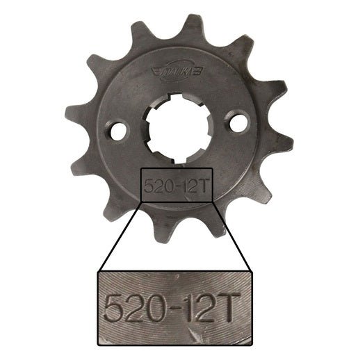 RUEDA DENTADA 12T - 250SZ, TC200, TC200 BLANCA, RTC250, TC200NEGRA - FERRETERÍA WITZI