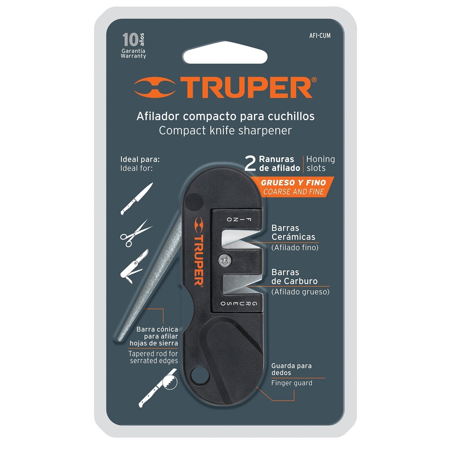 Afilador De Cuchillos, Mini, Truper - FERRETERÍA WITZI