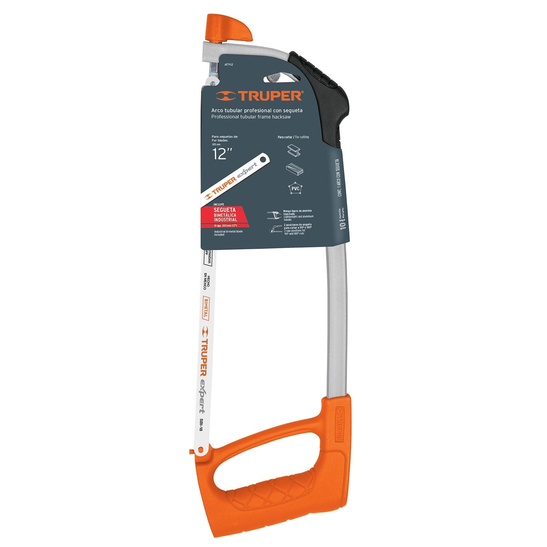 Arco Profesional Tubular Para Segueta 12", Truper - FERRETERÍA WITZI