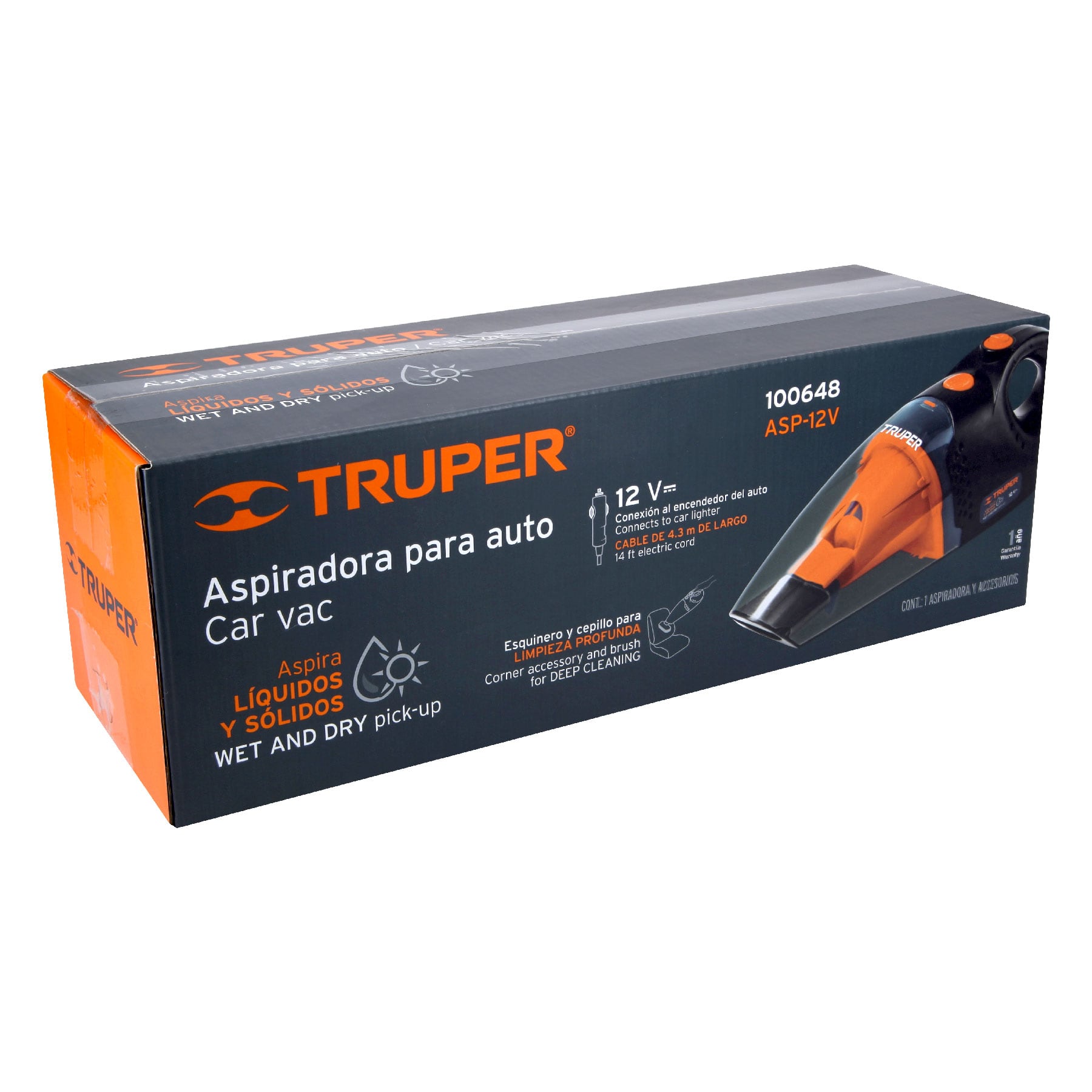 Aspiradora Para Auto, de 12 volts Truper - FERRETERÍA WITZI