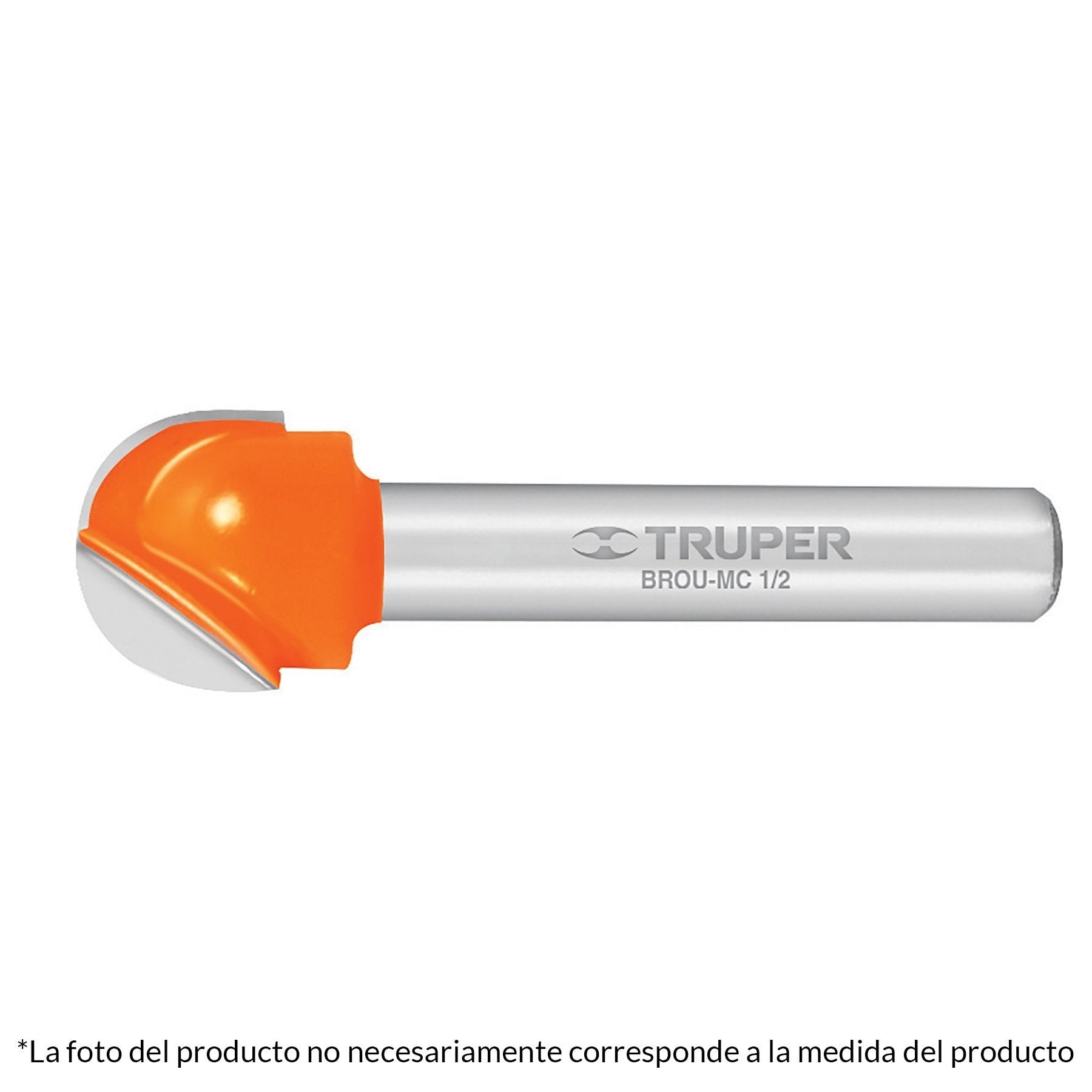 Broca Para Router, Media Caña, 3/4", Truper