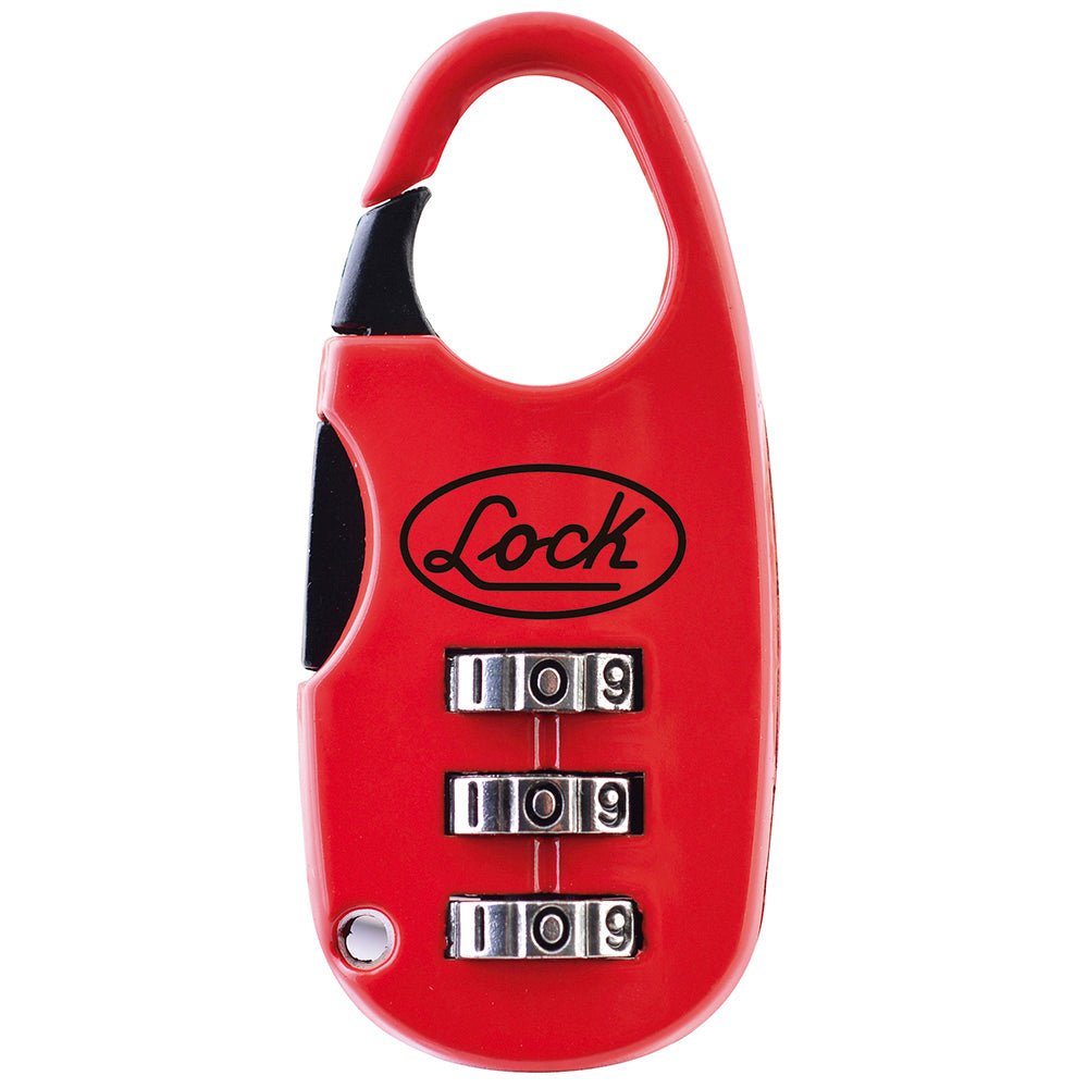 Candado de combinación programable para maleta, rojo, 25 mm Lock - FERRETERÍA WITZI