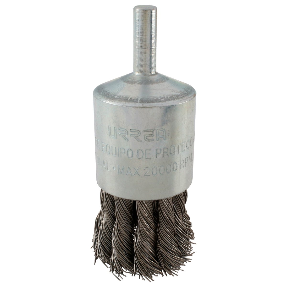 Carda copa trenzada alambre fino con zanco 1/4" Urrea - FERRETERÍA WITZI