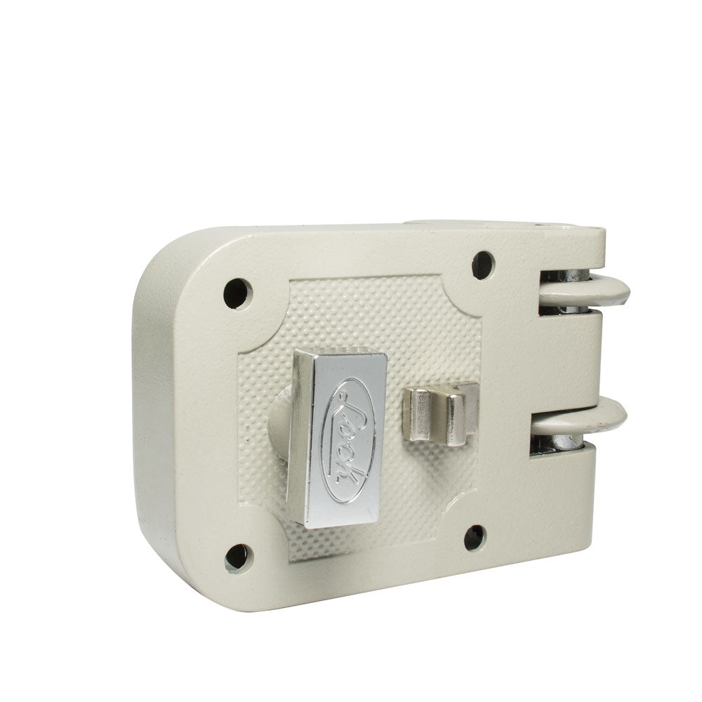Cerradura sobreponer para puerta corrediza función derecha, llave estándar, en caja Lock - FERRETERÍA WITZI