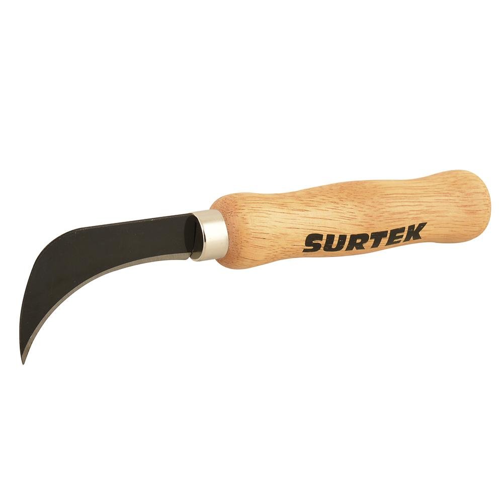 Cuchillo De Linóleo 8" Mango De Madera, Surtek - FERRETERÍA WITZI