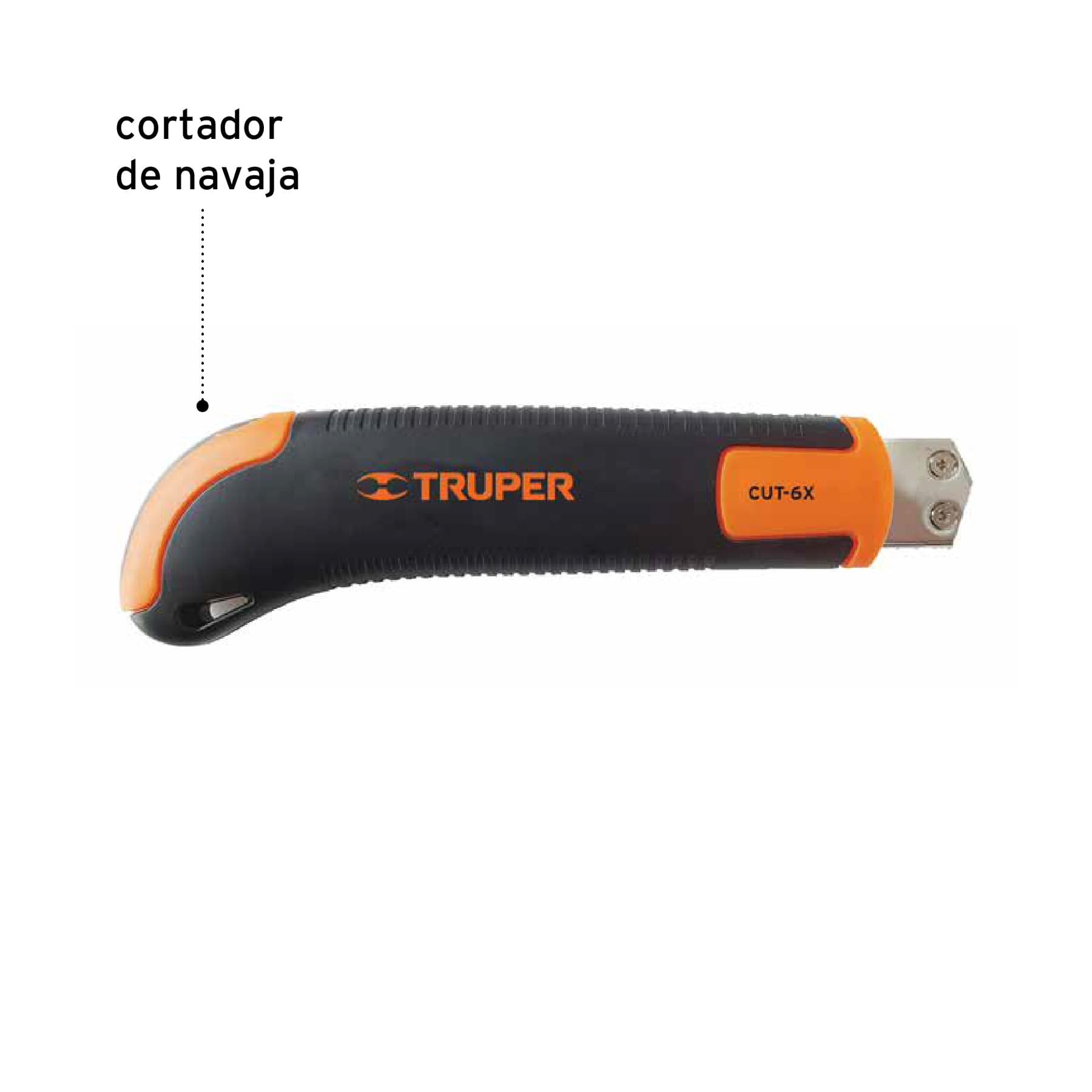 Cutter 6" Con Grip, Truper - FERRETERÍA WITZI