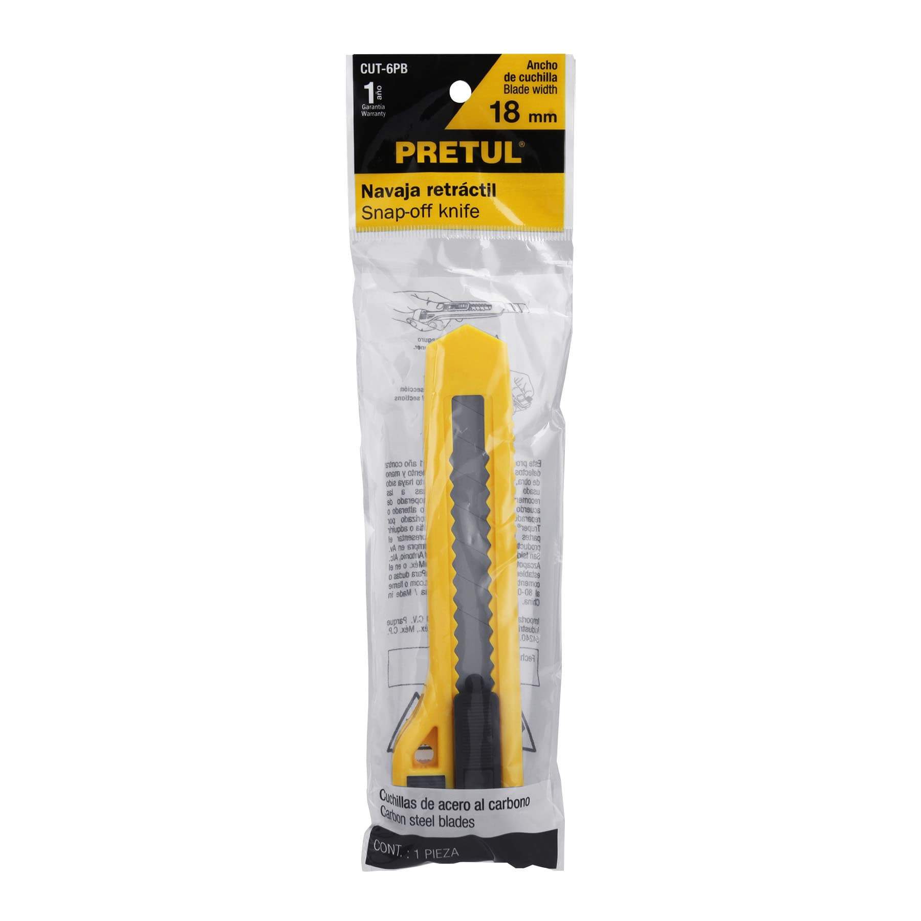 Cutter 6", Pretul - FERRETERÍA WITZI