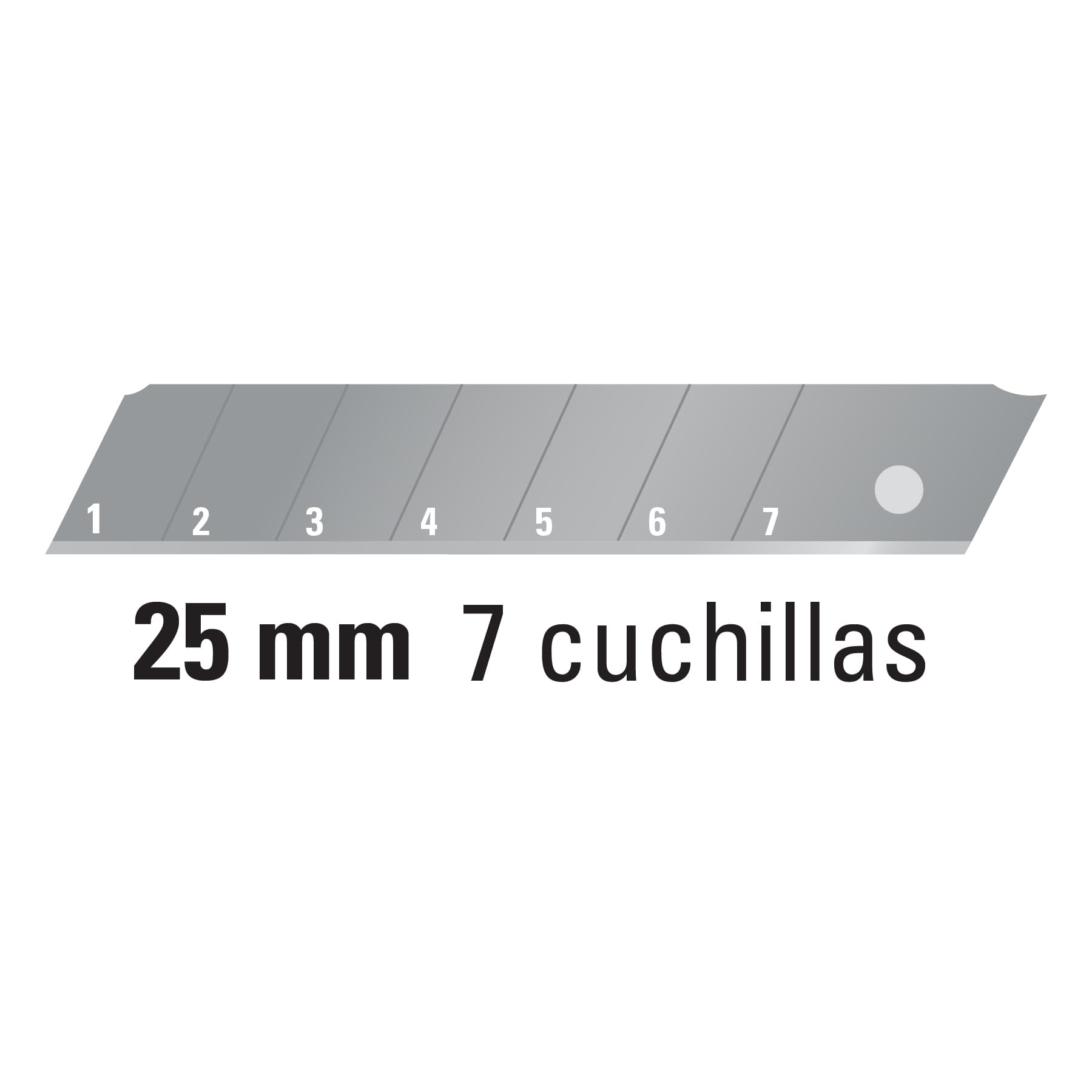 Cutter Con Grip, Cuchilla De 25 mm, Truper - FERRETERÍA WITZI