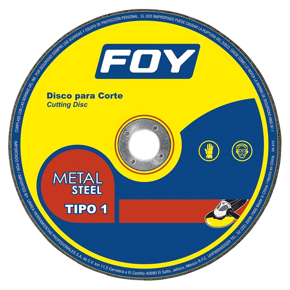 Disco Tipo 1 Metal 9" X 3mm Foy. - FERRETERÍA WITZI