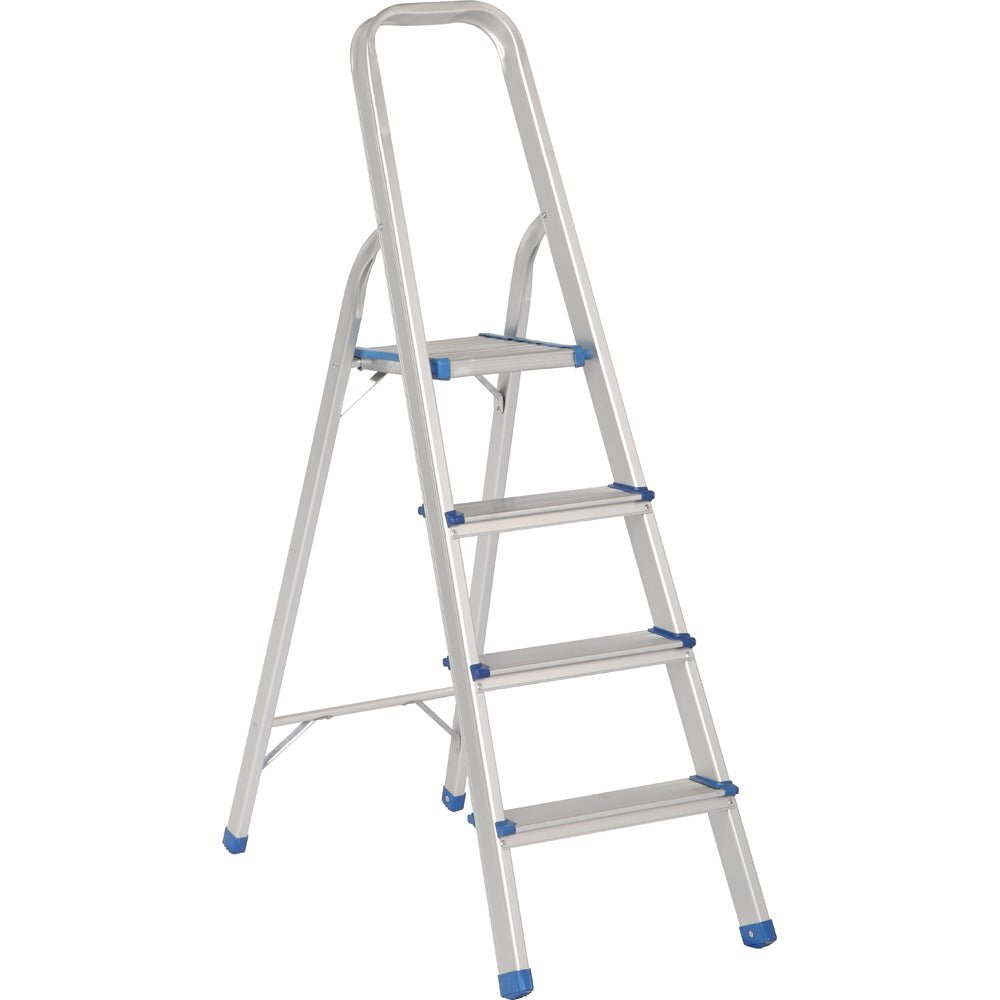 Escalera plegable tipo taburete aluminio 2 escalones Surtek. - FERRETERÍA WITZI