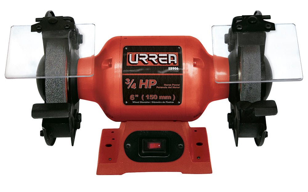 Esmeril de banco 10" 1-1/4 HP 900 W 127 V Urrea. - FERRETERÍA WITZI