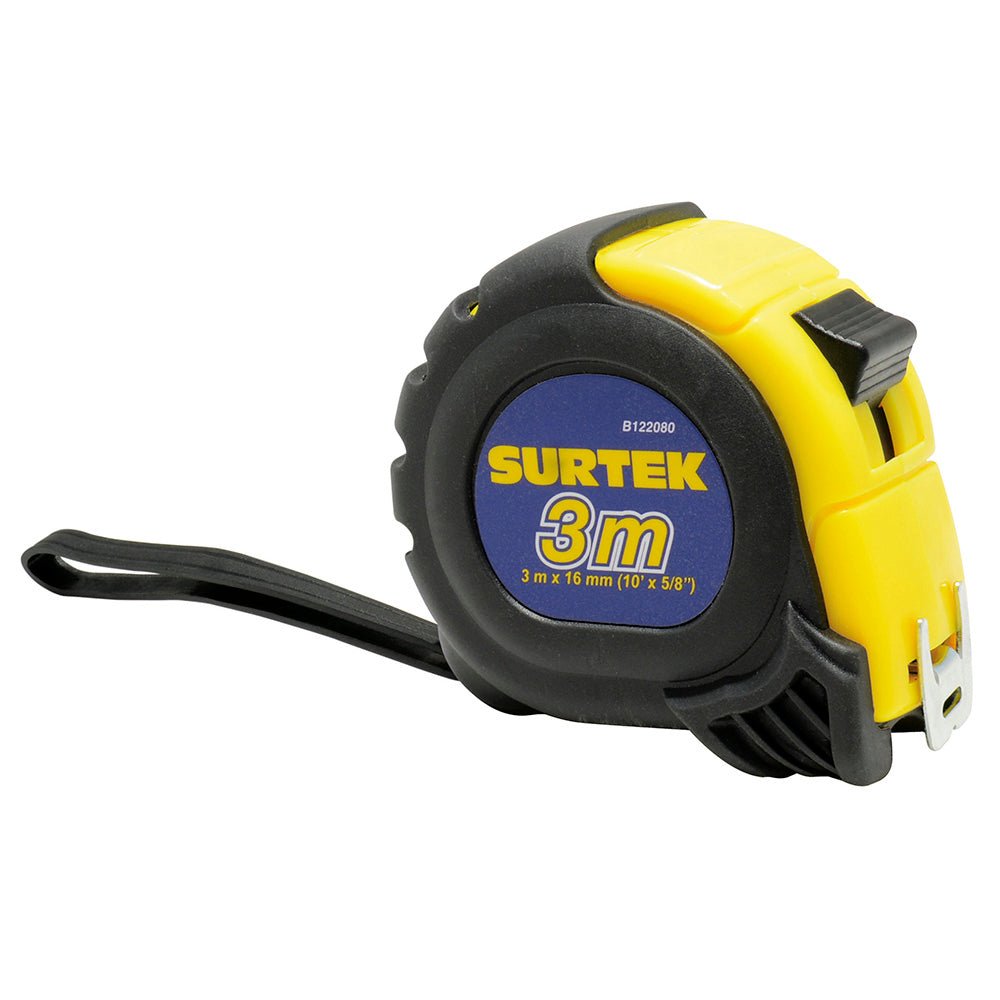 Flexómetro anti-impacto 3m x 5/8" Surtek. - FERRETERÍA WITZI