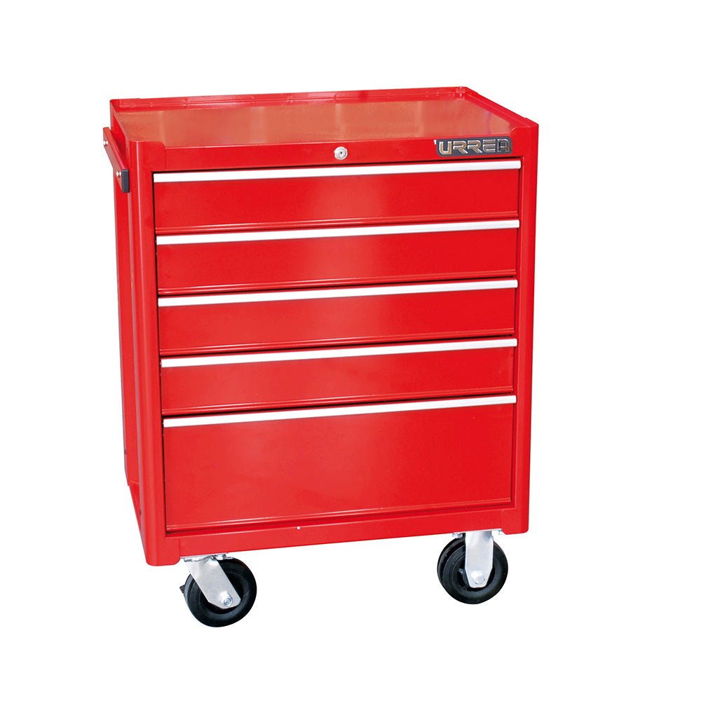 Gabinete móvil uso industrial 5 gavetas 27" Urrea. - FERRETERÍA WITZI