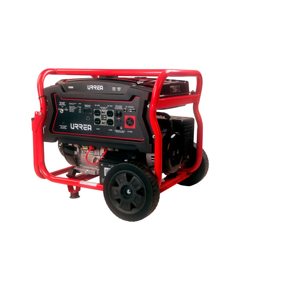 Generador a gasolina 25L, 9000 W, 120/ 240 V, 60 Hz Urrea - FERRETERÍA WITZI