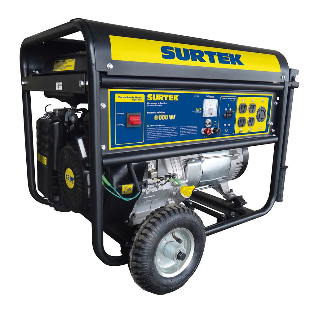 Generador a gasolina 6.0kW max Surtek - FERRETERÍA WITZI