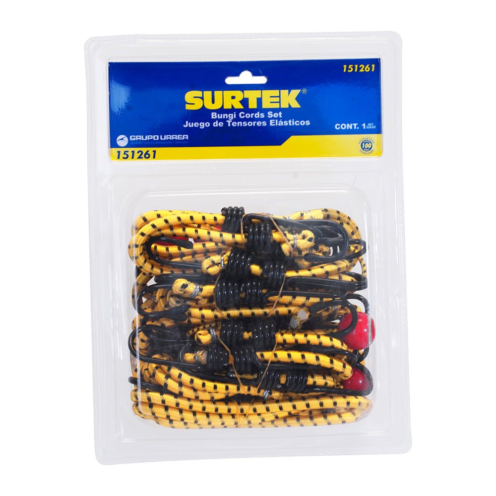 Juego de 24 tensores elásticos Surtek. - FERRETERÍA WITZI