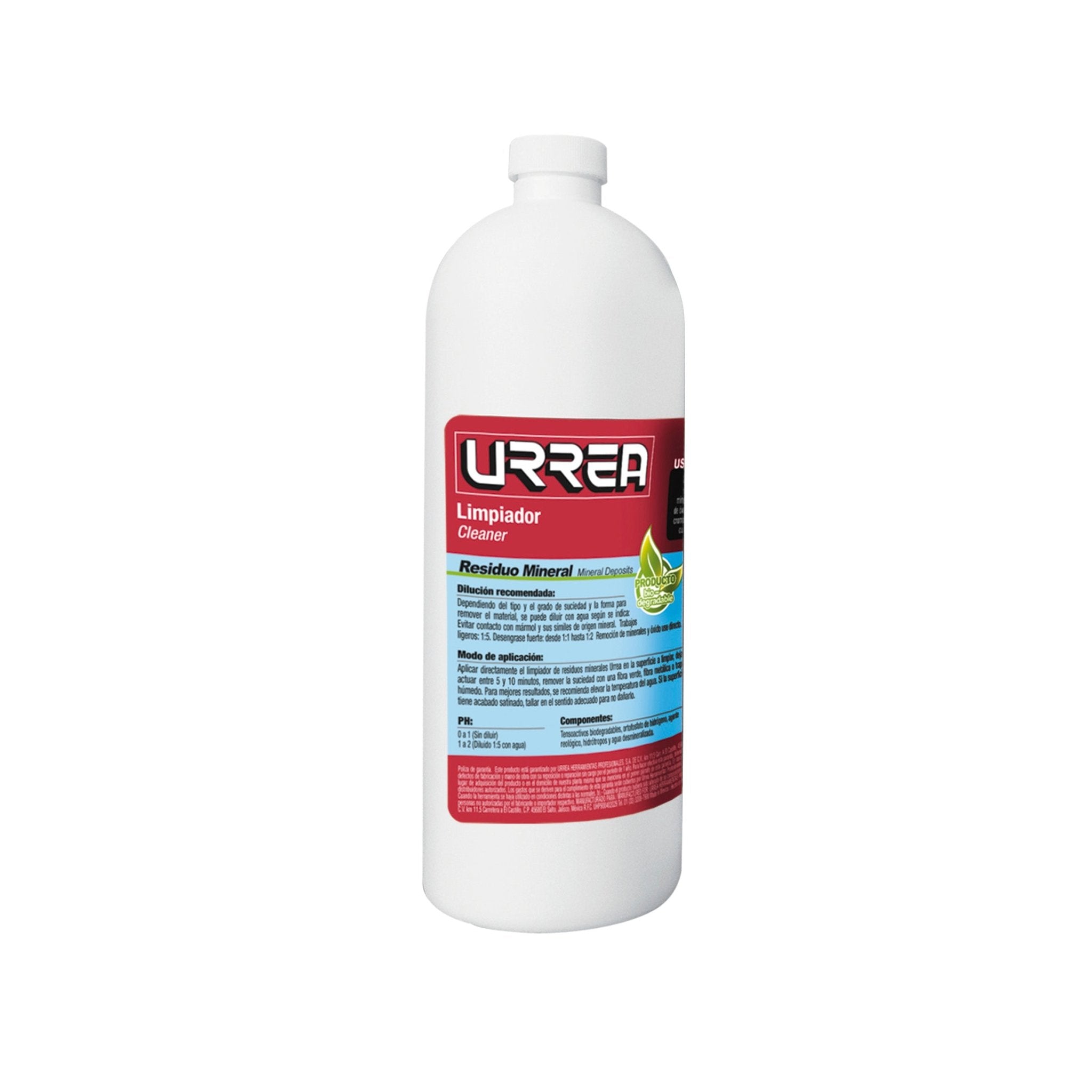 Limpiador de residuos minerales 960 ml Urrea - FERRETERÍA WITZI